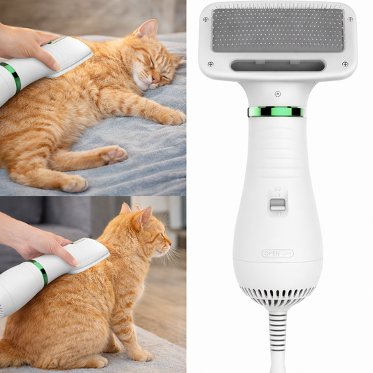 Secador Peine para Mascotas 2 en 1