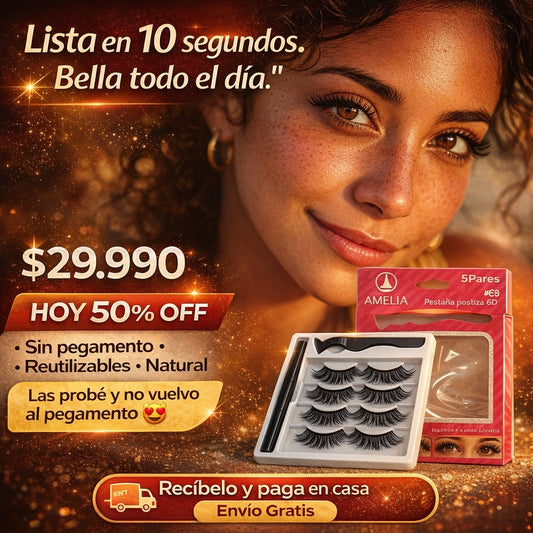 PESTAÑAS MAGNETICAS REUTILIZABLES