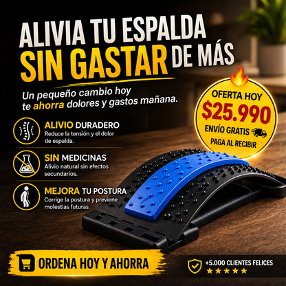 Masajeador Estirador Lumbar