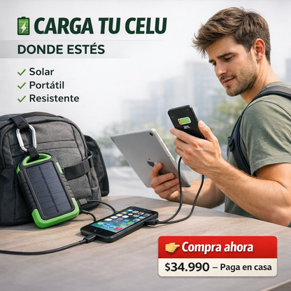Panel Solar para Carga Móvil