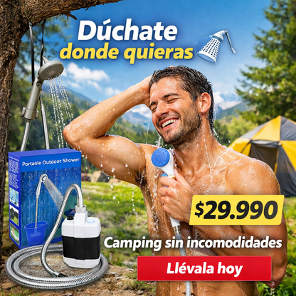Ducha Portatil Para Camping Recargable