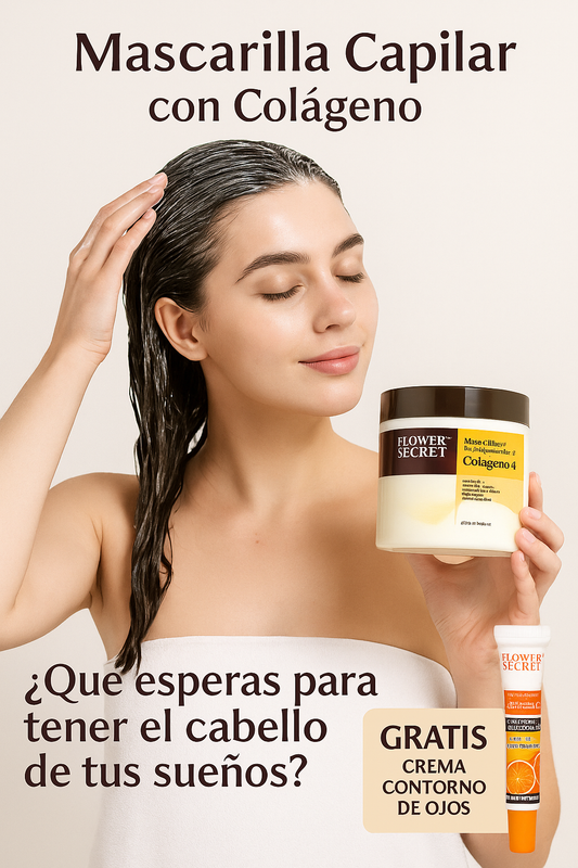 Mascarilla Tratamiento Capilar Colageno + Crema contorno de ojos (Gratis)