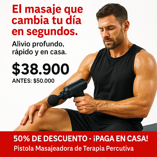Pistola Masajeadora de terapia Percutiva