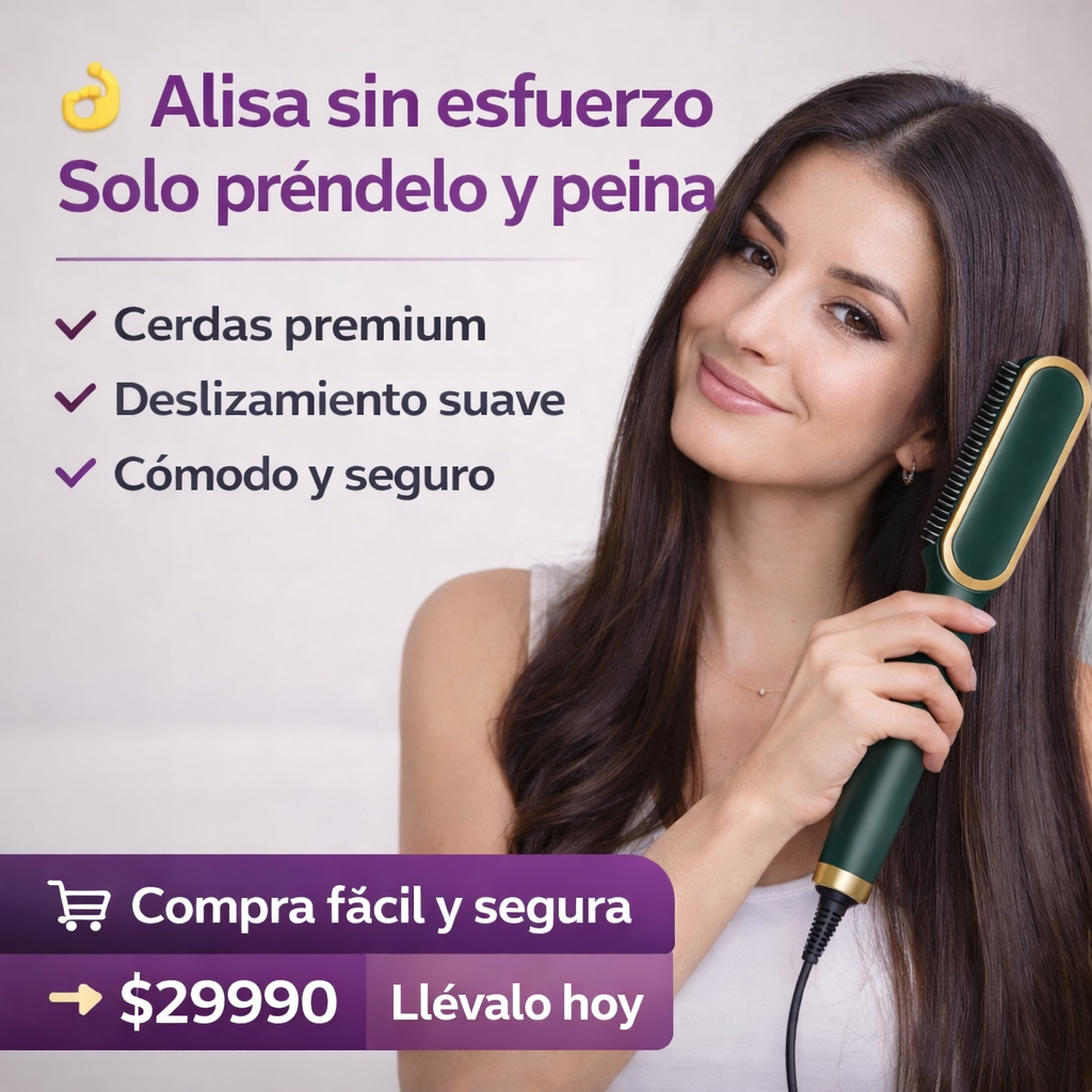 Cepillo Alisador Rizador Multifuncional