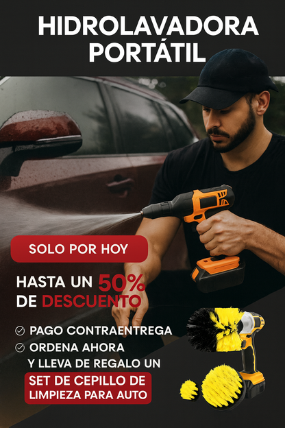 HIDROLAVADORA PORTATIL DOS BATERIAS