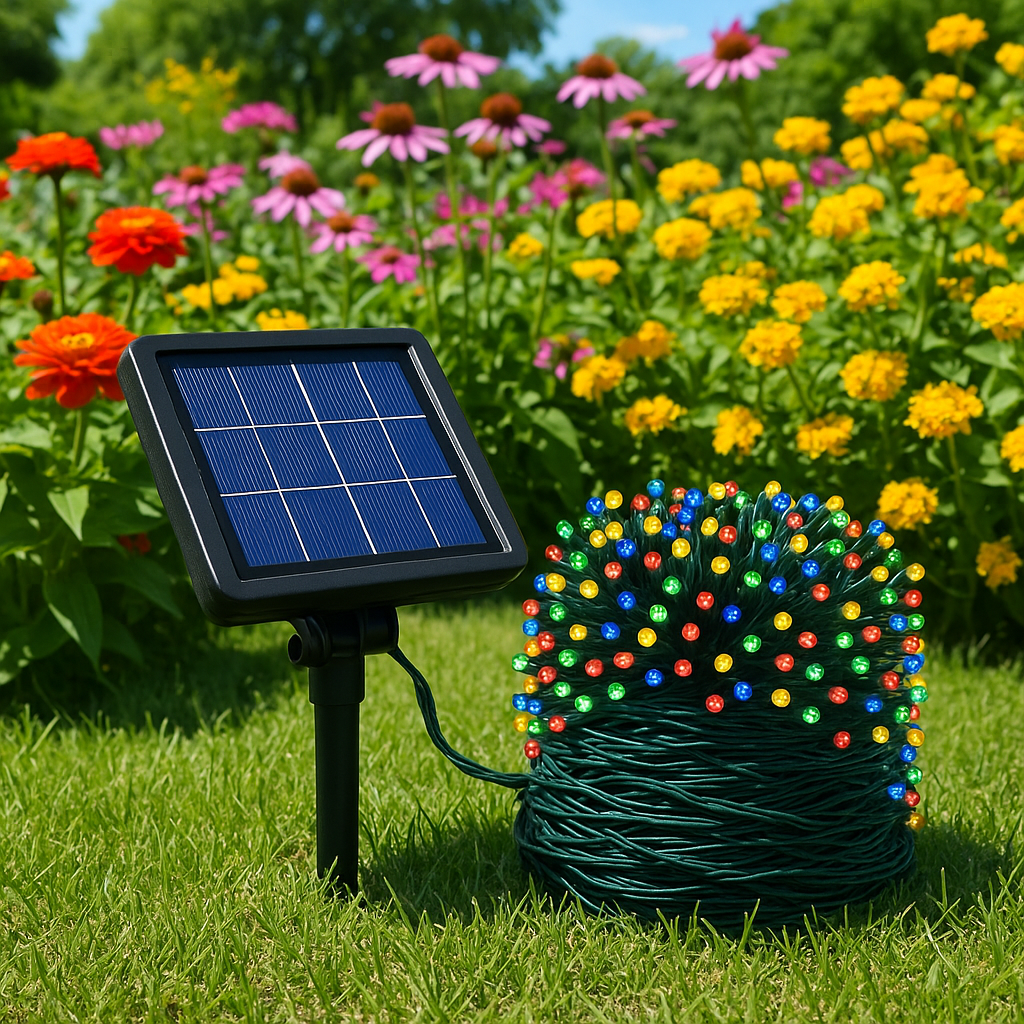 Luces solares navideñas de 20 m y 170led