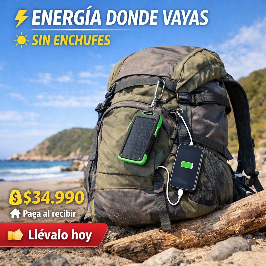 Panel Solar para Carga Móvil
