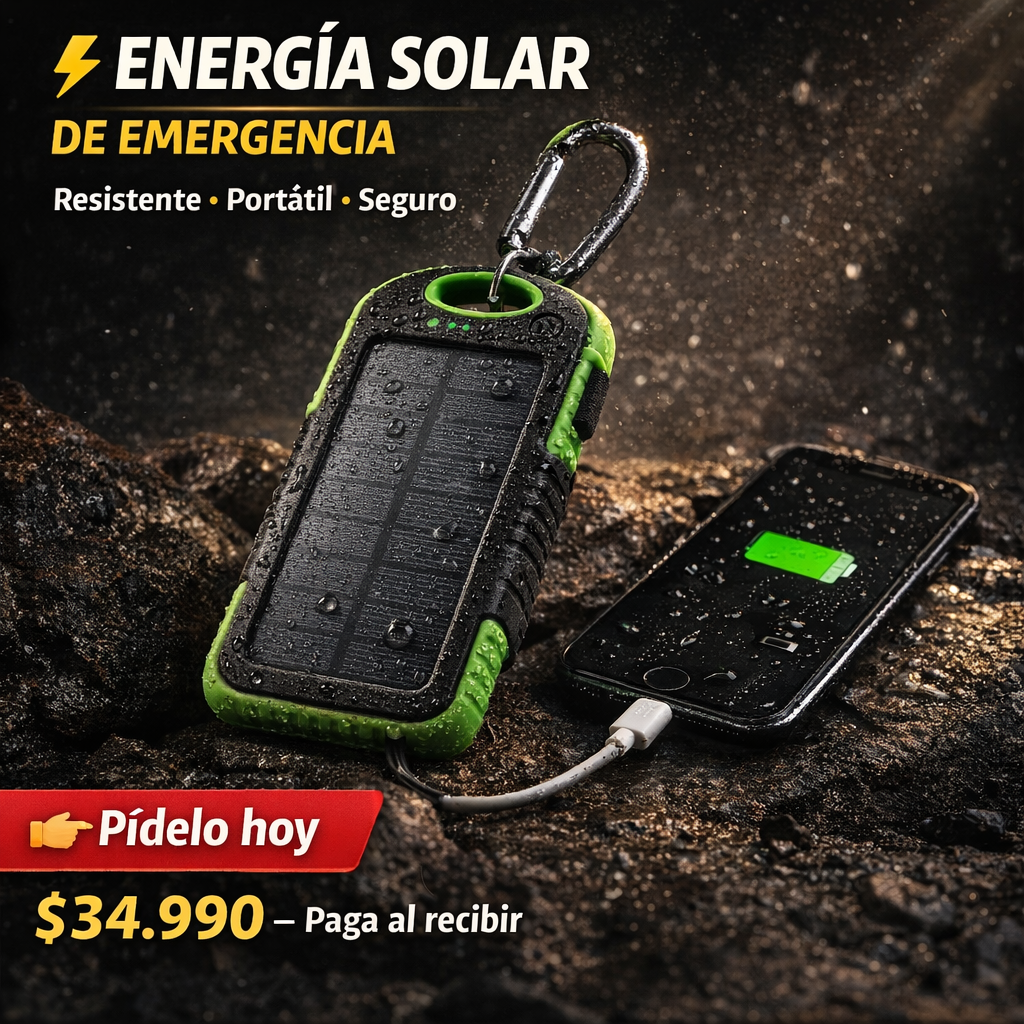 Panel Solar para Carga Móvil