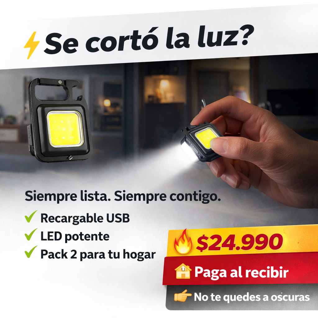 I - Llavero Mini linterna LED X2 UNDS