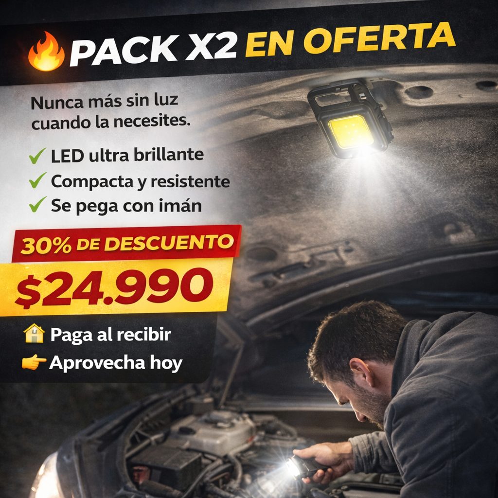 I - Llavero Mini linterna LED X2 UNDS