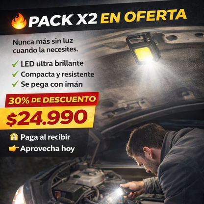 I - Llavero Mini linterna LED X2 UNDS