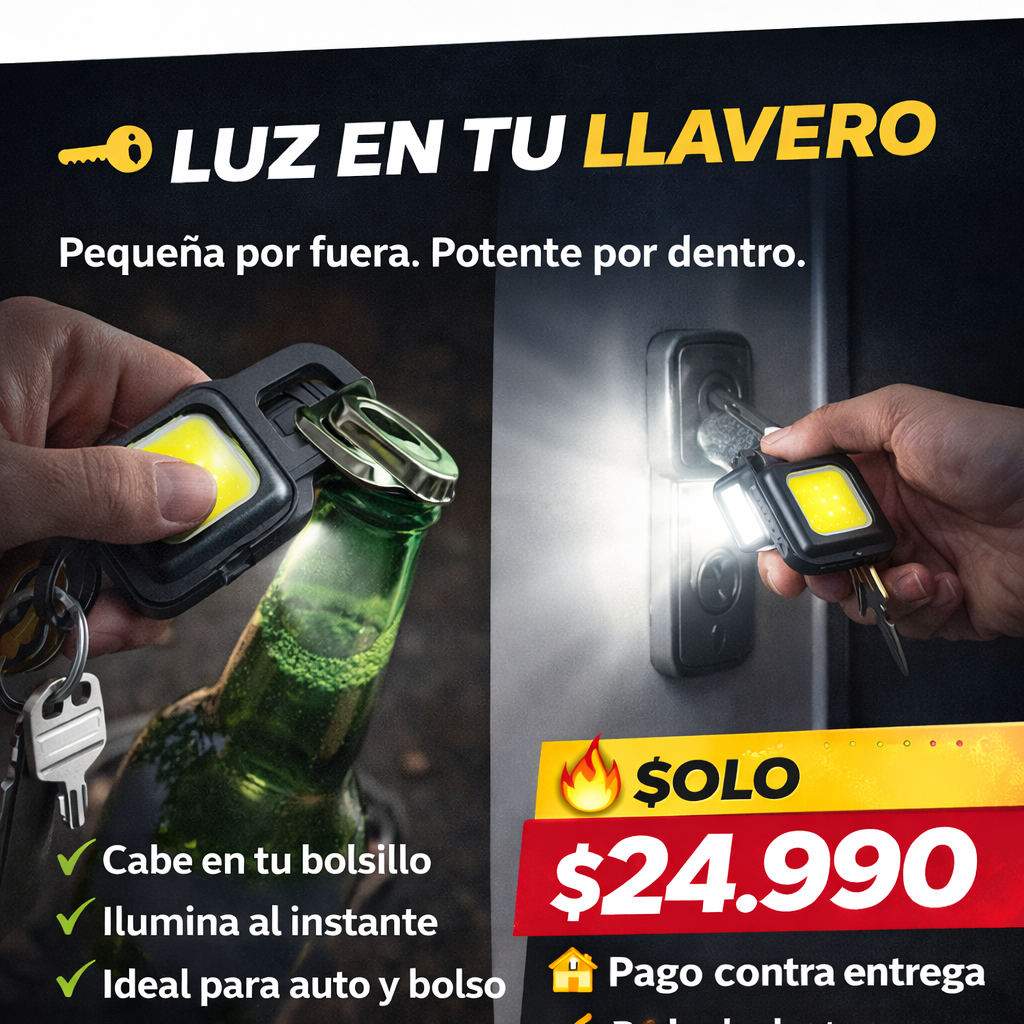I - Llavero Mini linterna LED X2 UNDS