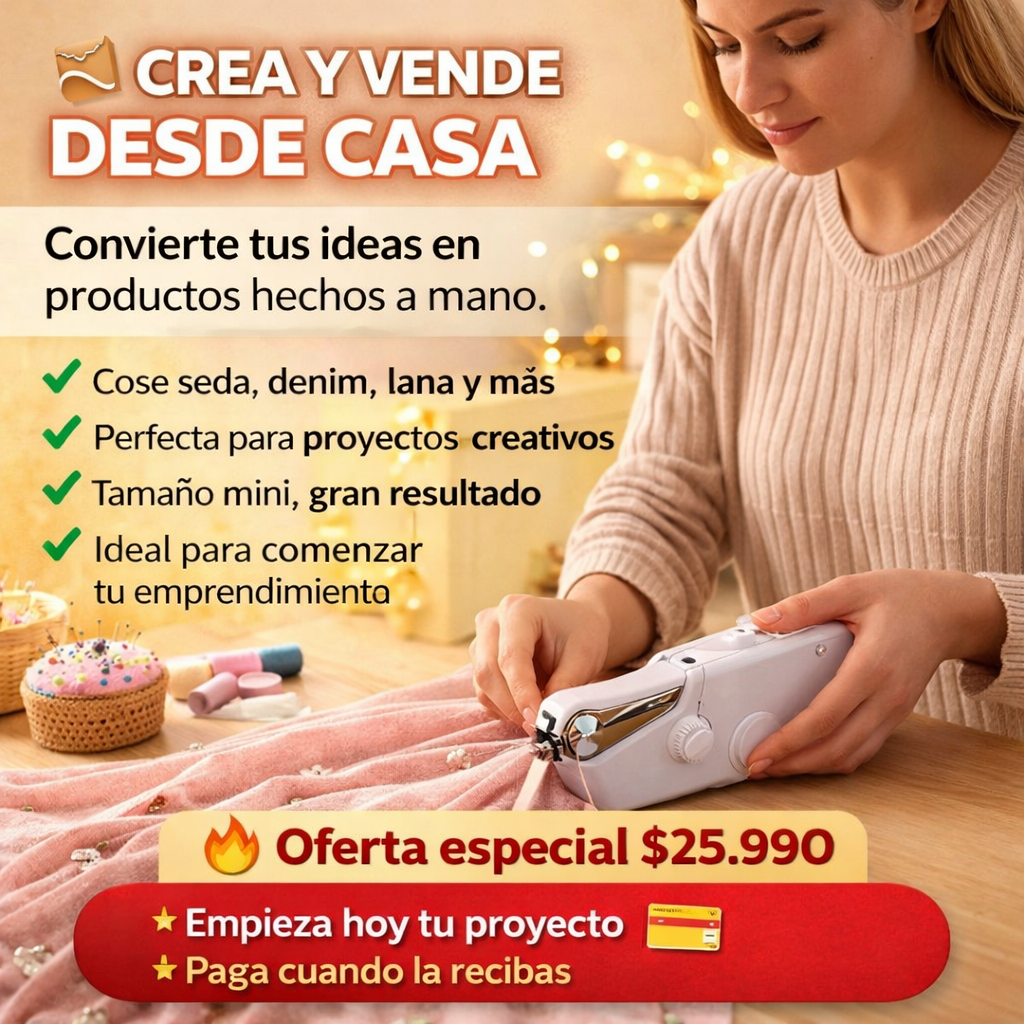 Máquina de Coser Portátil de Mano