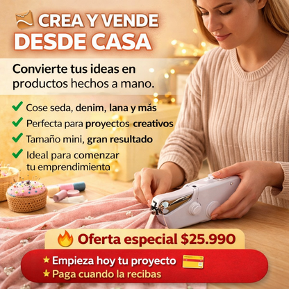 Máquina de Coser Portátil de Mano