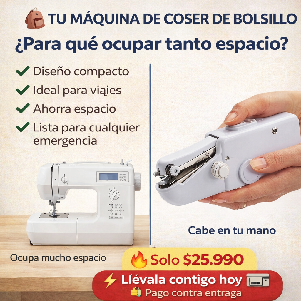 Máquina de Coser Portátil de Mano