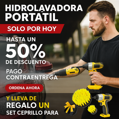 HIDROLAVADORA PORTATIL DOS BATERIAS