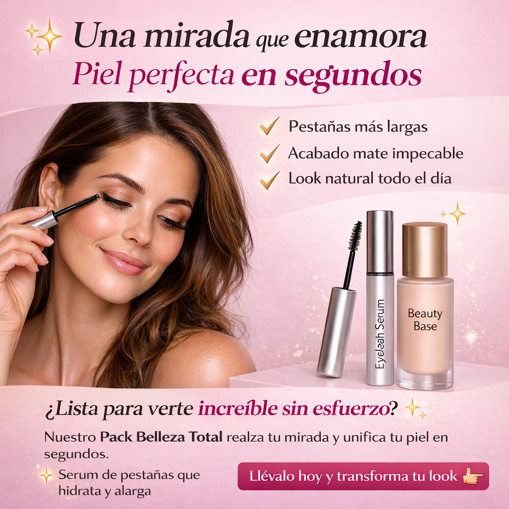 Base Juventud+ Serum pestañas 💫PACKBELLEZA
