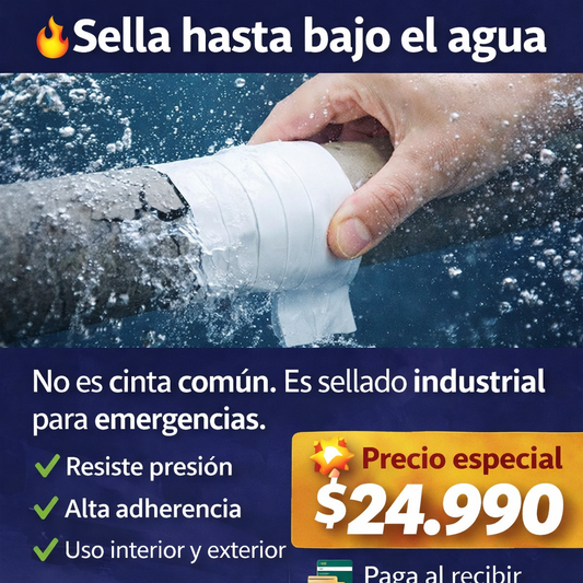 Cinta Adhesiva Selladora Reparadora 6 M