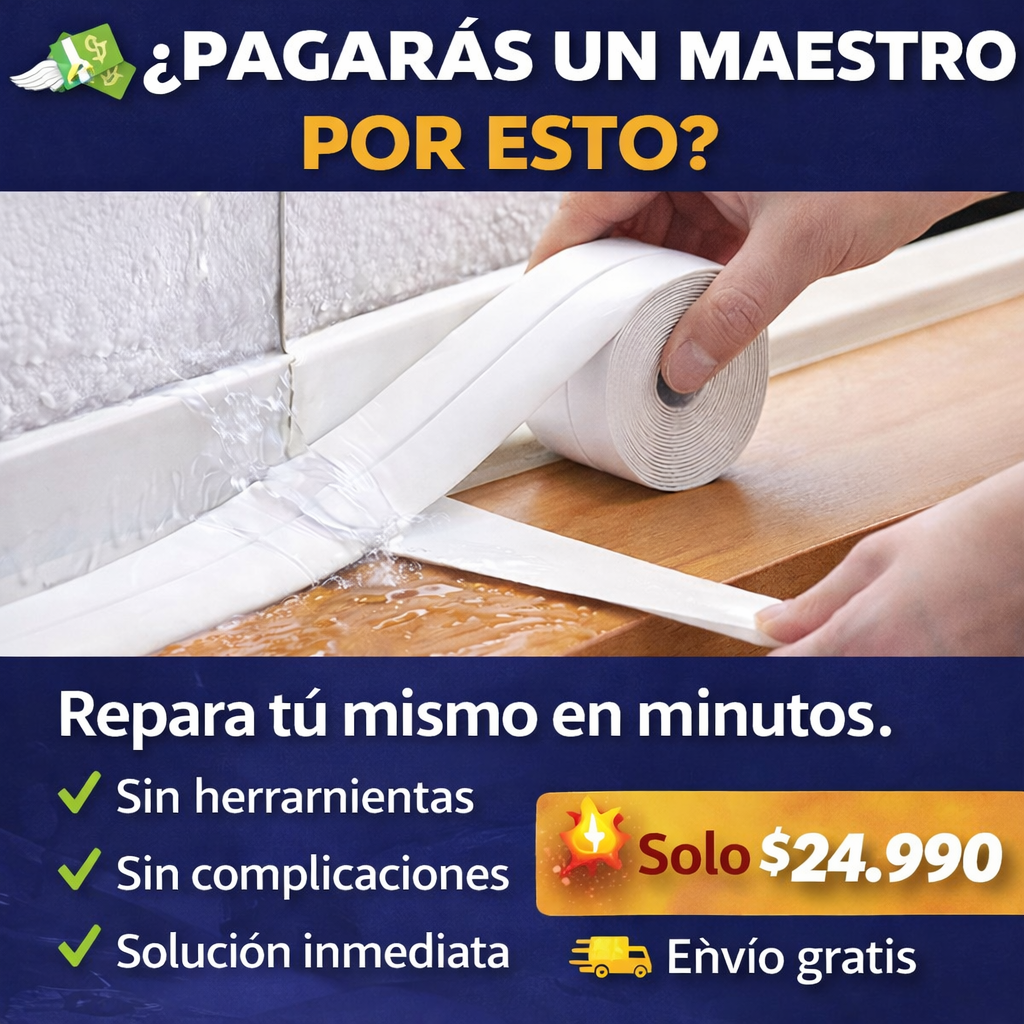 Cinta Adhesiva Selladora Reparadora 6 M