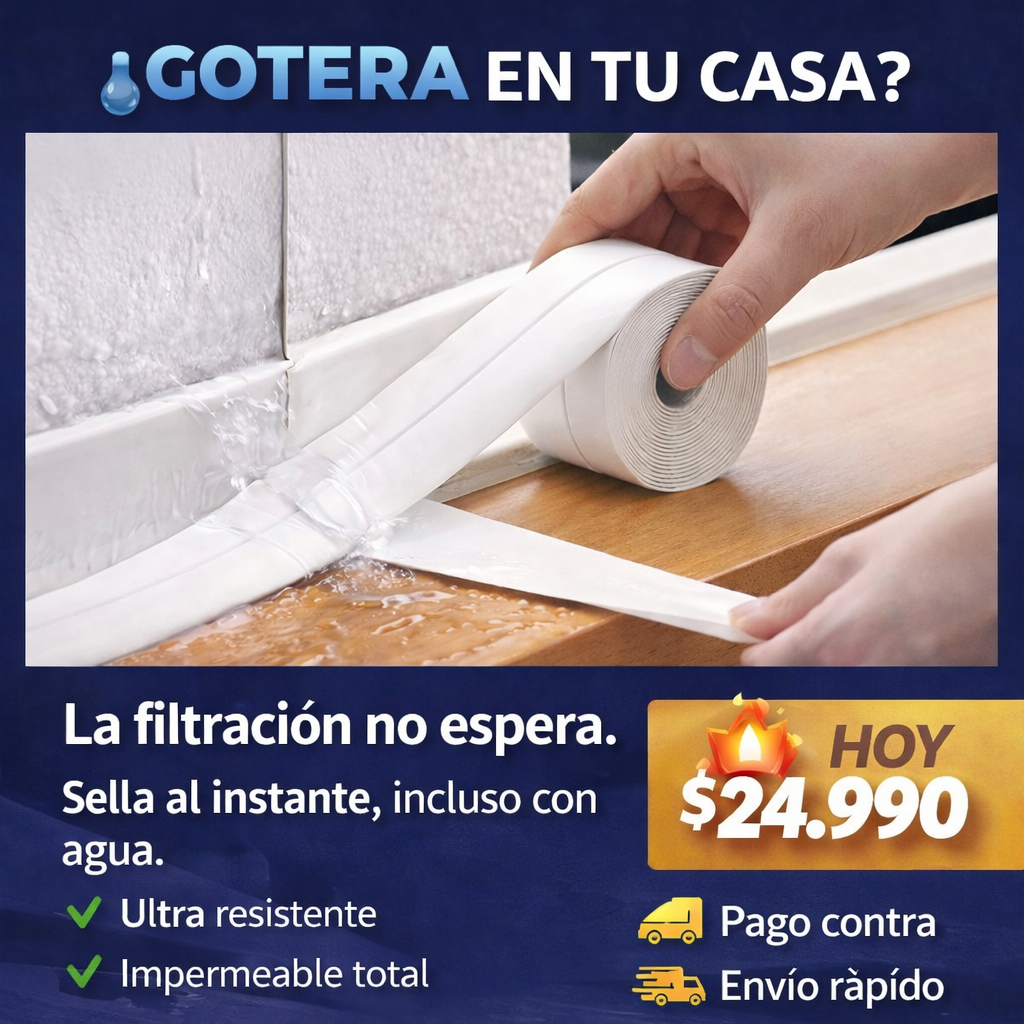 Cinta Adhesiva Selladora Reparadora 6 M