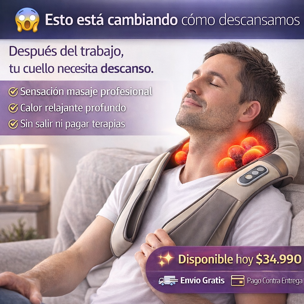 Masajeador de Cuello Mecanico