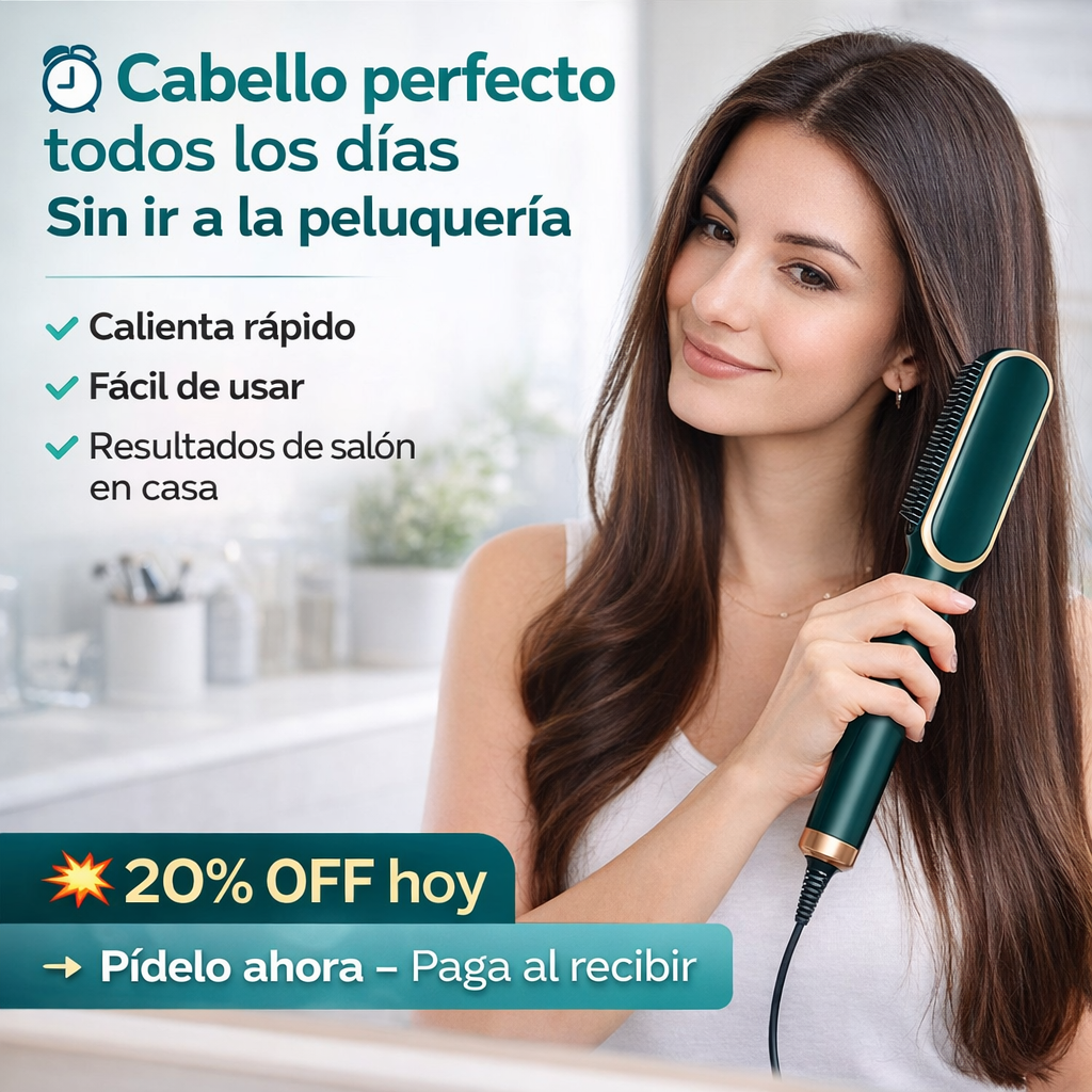 Cepillo Alisador Rizador Multifuncional