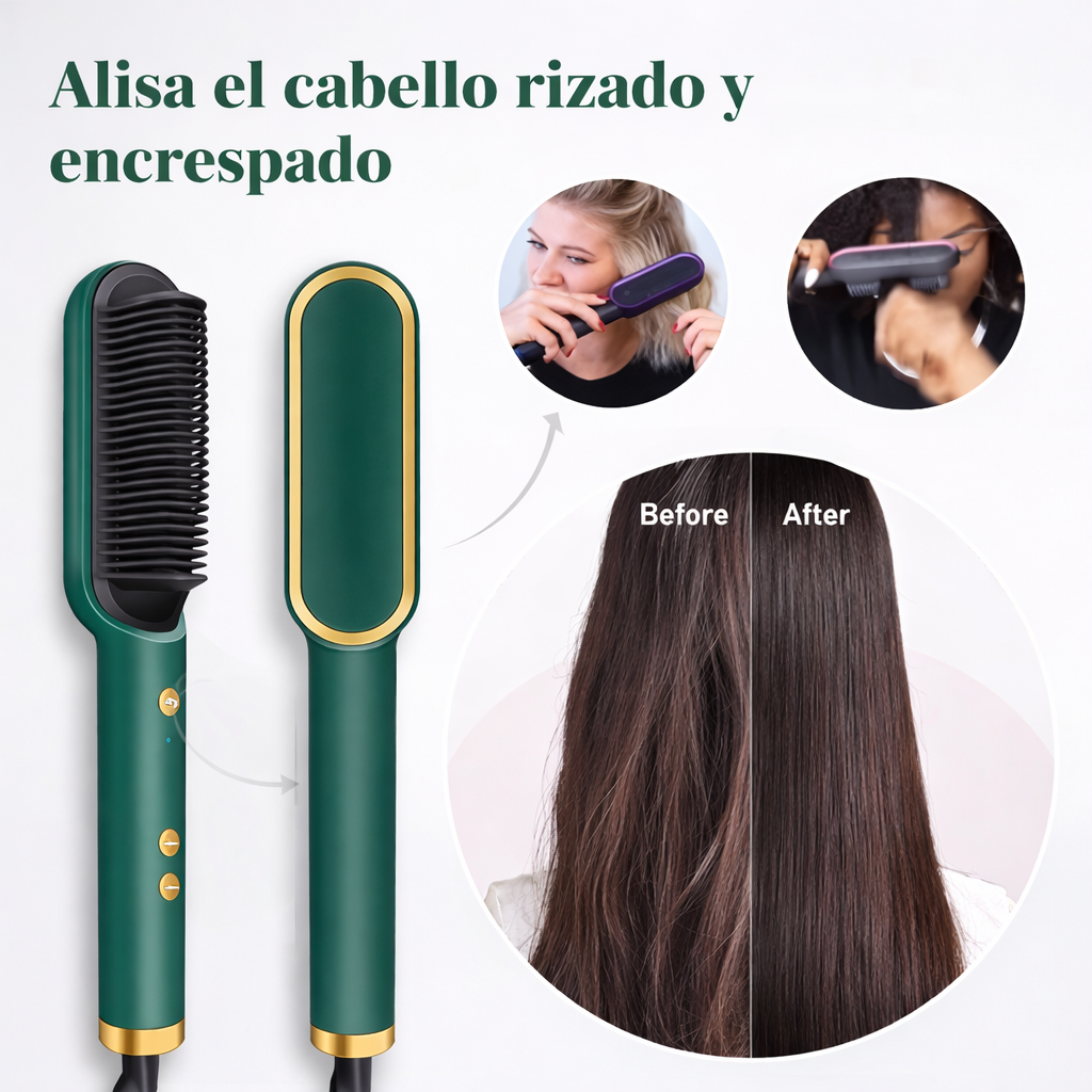 Cepillo Alisador Rizador Multifuncional