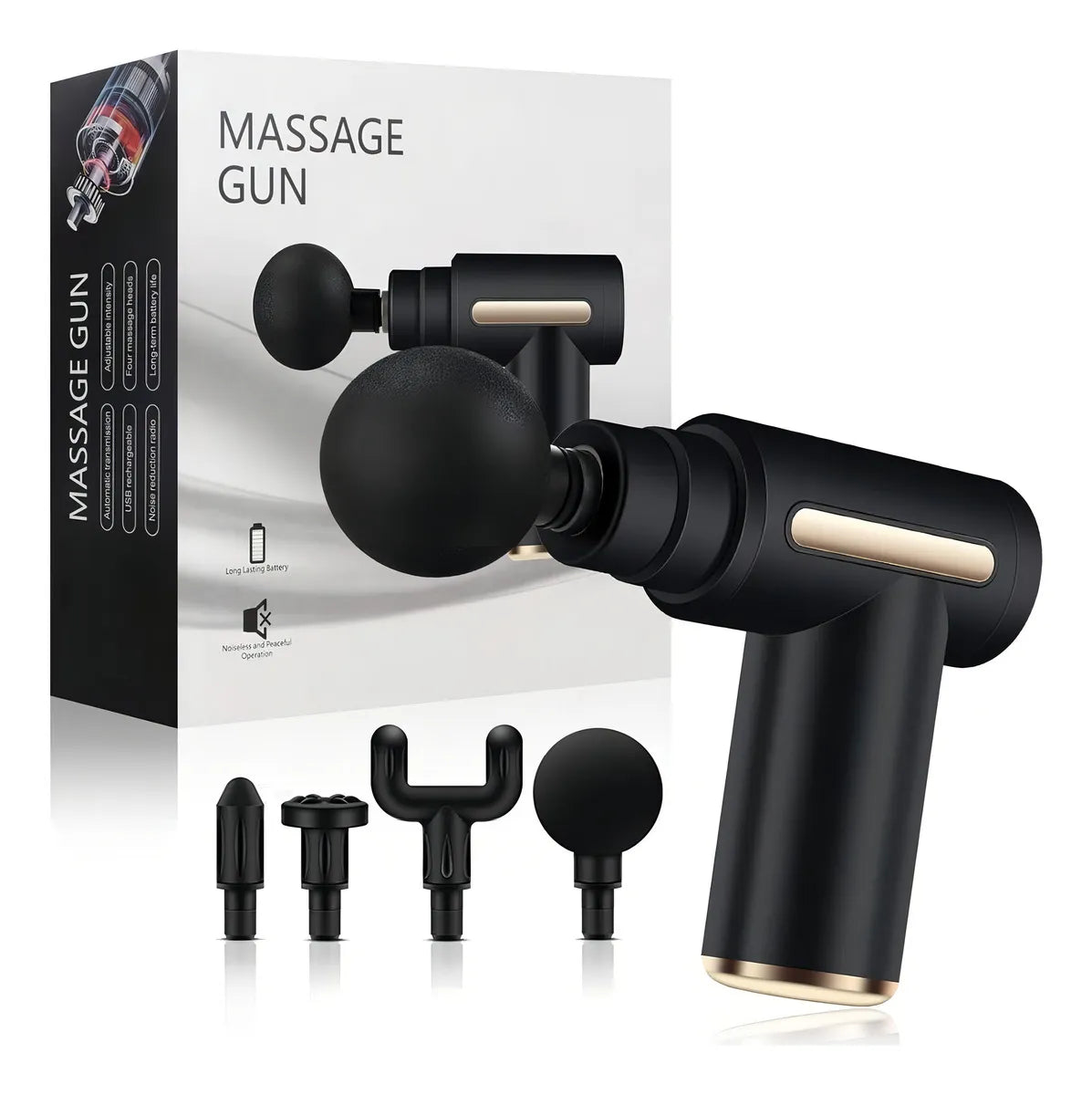 Pistola Masajeadora de terapia Percutiva