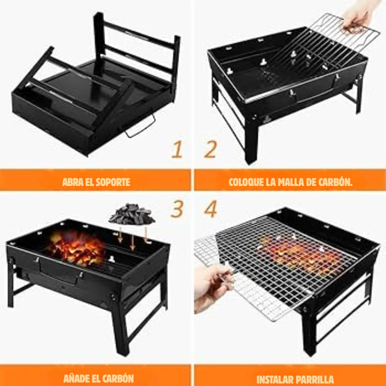 Parrillera Plegable Portátil